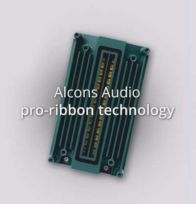 Alcons Audio pro-ribbon technology