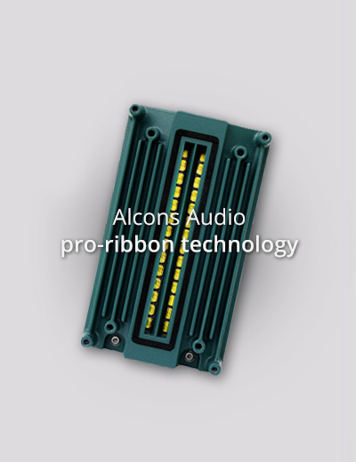 Alcons Audio pro-ribbon technology