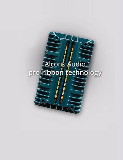 Alcons Audio pro-ribbon technology