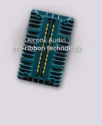 Alcons Audio pro-ribbon technology