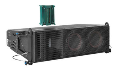 LR14 ultra-compact line array, loaded with RBN401 pro-ribbon driver