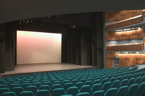 PH interior with stage