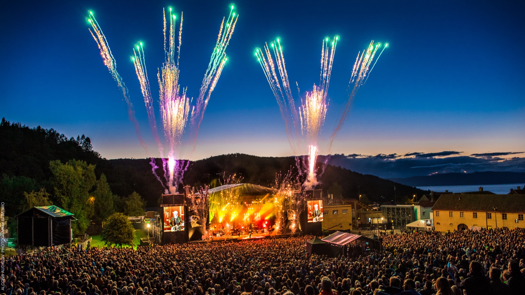 TrondheimLyd Sverresborg fireworks