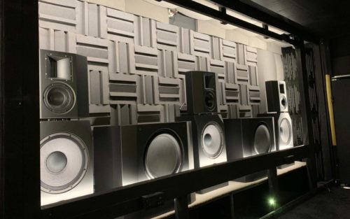 Alcons loudspeakers in Pulse Cinemas demo room