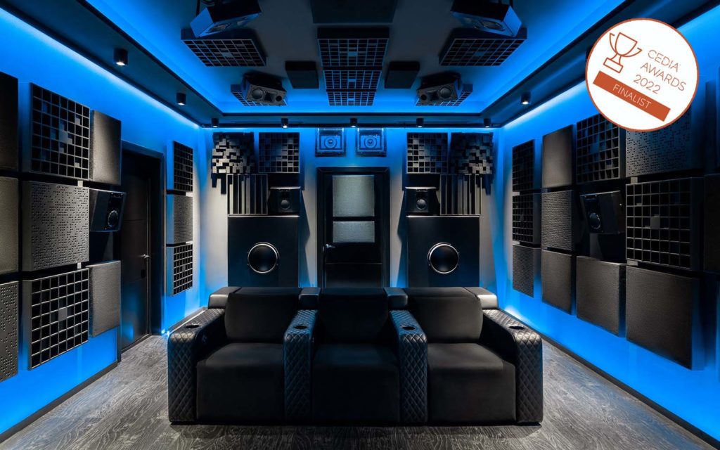 Blackroom demo room Finalist 2022 CEDIA EMEA Award 