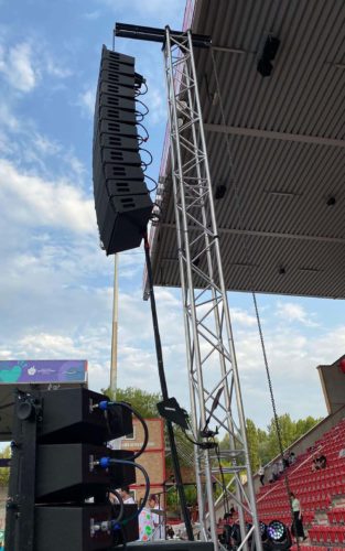 Alcons line-array at Special Olympics 2022