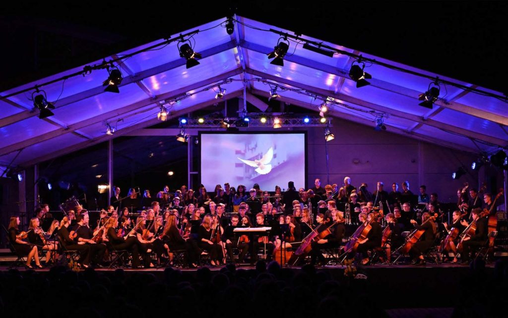 Frankenberg Classic Open Air-peace message