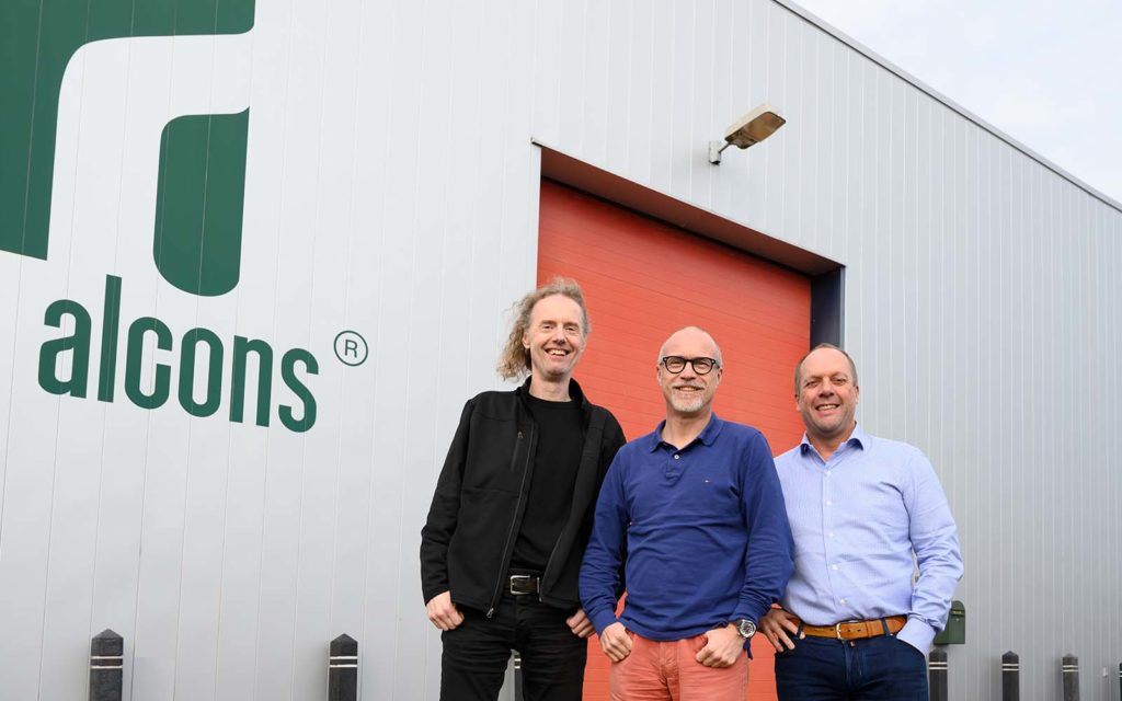 Alcons Audio Management team Philip “Dr. Phil” de Haan, Tom Back and Maurice van Laarhoven