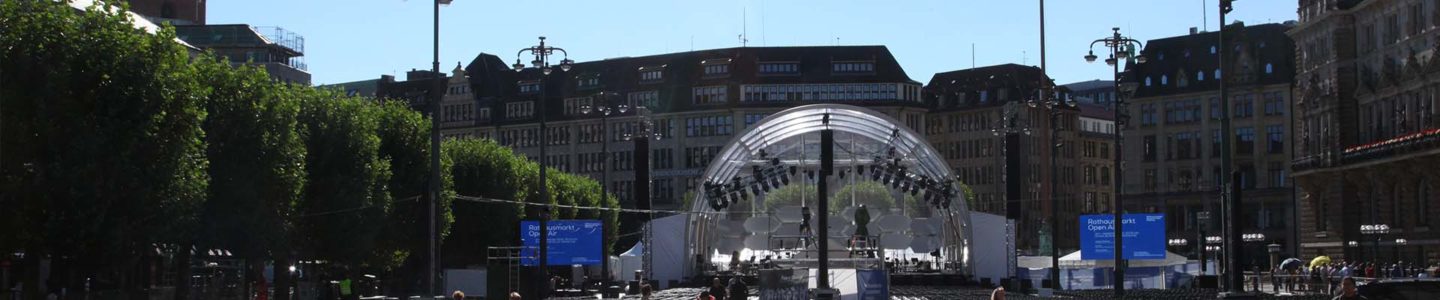 Rathausmarkt Open Air Hamburg With Alcons