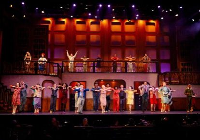 9 to 5 cast on stage © William Brown Photo
